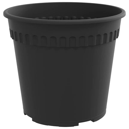 Växtkrukor 6 pcs Svart Ø 19 x 16 cm Plast