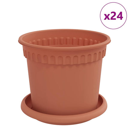 Växtkrukor 24 st Murgrön Plast