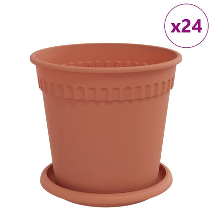 Växtkrukor 24 st Murgrön Plast