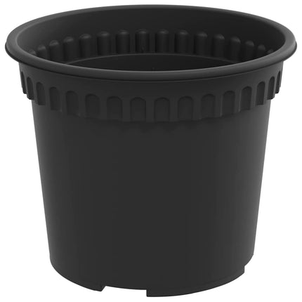 Växtkrukor 24 pcs Svart Ø 12,5 x 10 cm Plast