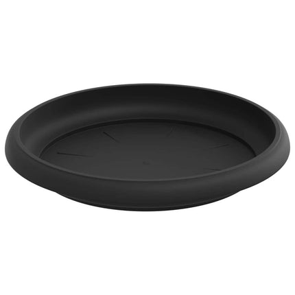 Växtkrukor 24 pcs Svart Ø 12,5 x 10 cm Plast