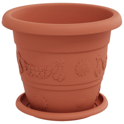 Växtkrukor 6 st Murgrön Ø 22 x 18 cm Plast
