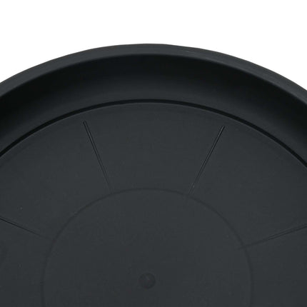 Växtkrukor 6 pcs Svart Ø 26 x 21,5 cm Plast