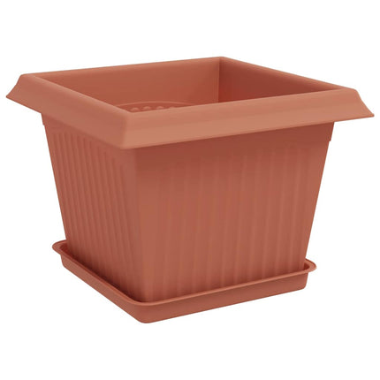 Växtkrukor 6 pcs Murgrön 23 x 23 x 17,5 cm Plast