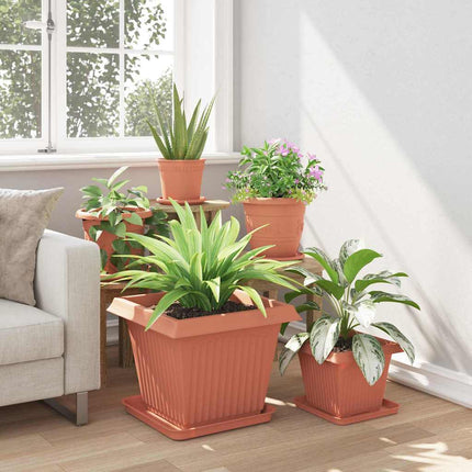 Växtkrukor 24 pcs Murgrön 43 x 43 x 33,5 cm Plast