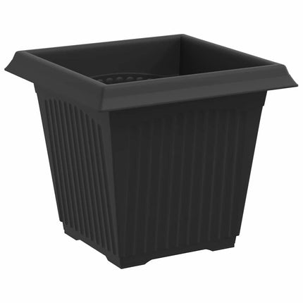 Växtkrukor 24 st Svart Plast