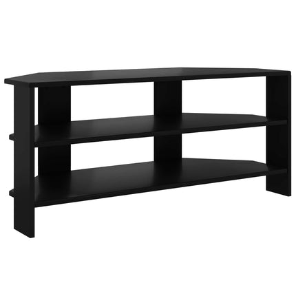 HörnTVSkåp 102x40,5x45cm Svart Konstruerat trä