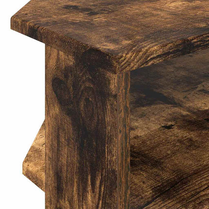 HörnTVSkåp Rökt ek 102x40,5x45cm Konstruerat trä