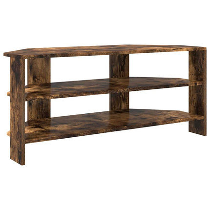 HörnTVSkåp Rökt ek 102x40,5x45cm Konstruerat trä