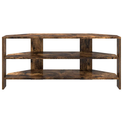 HörnTVSkåp Rökt ek 102x40,5x45cm Konstruerat trä