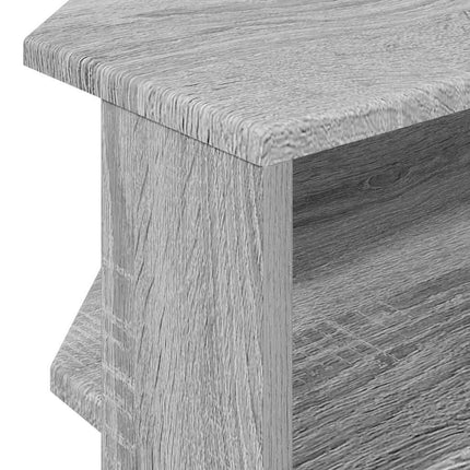 HörnTVSkåp Grå Sonoma 102x40,5x45cm Konstruerat trä