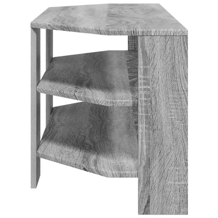 HörnTVSkåp 102x40,5x45cm Grå Sonoma Konstruerat trä