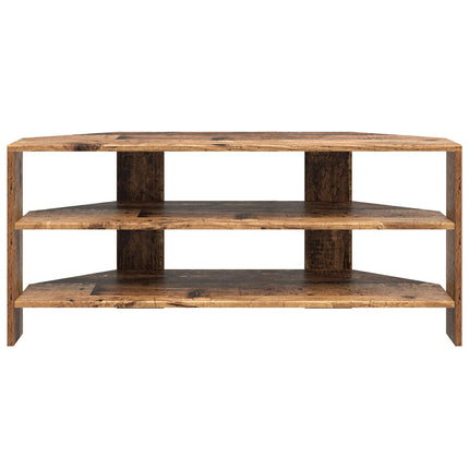 HörnTVSkåp 102x40,5x45cm Gammalt trä Konstruerat trä