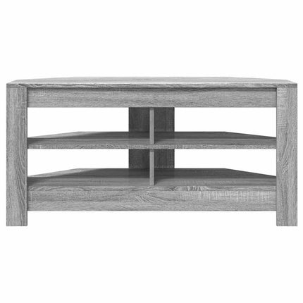 HörnTVSkåp Grå Sonoma 102 x 40,5 x 45 cm Konstruerat trä