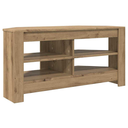 HörnTVSkåp Artisan Ek 102 x 40,5 x 45 cm Konstruerat trä