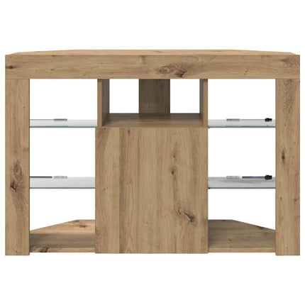 Hörn LED TV-skåp Artisan Ek 100x40x68cm Konstruerat trä