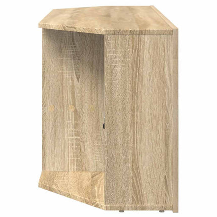 Hörn LED TV-skåp Sonoma-ek 100 x 40 x 50 cm Konstruerat trä