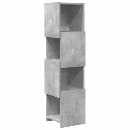 Hörnskåp Betonggrå 25,5x25x102cm Konstruerat trä