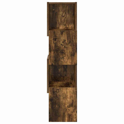 Hörnskåp Rökt ek 25,5x25x102cm Konstruerat trä