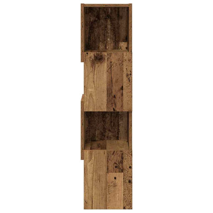 Hörnskåp 25,5x25x102cm Konstruerat trä Gammalt trä