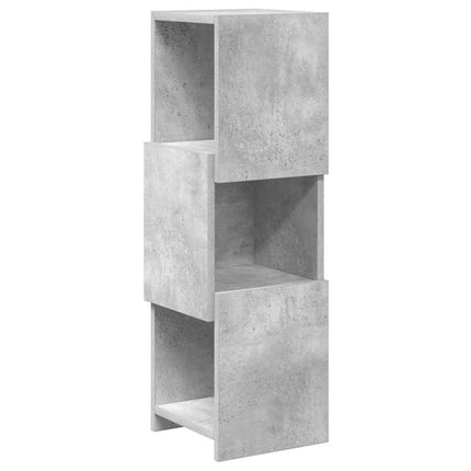 Hörnskåp Betonggrå 25,5x25x80cm Konstruerat trä