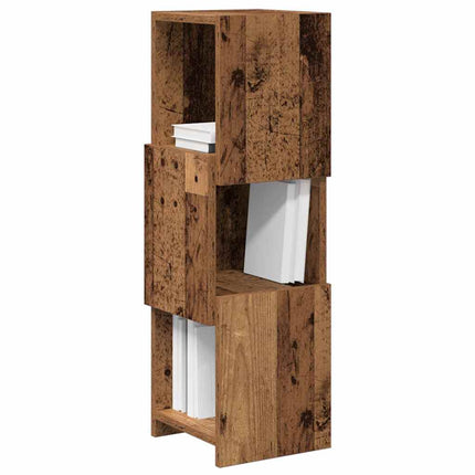 Hörnskåp Gammalt trä 25,5x25x80cm Konstruerat trä