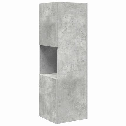 Hörnskåp Betonggrå 30,5x30x95cm Konstruerat trä