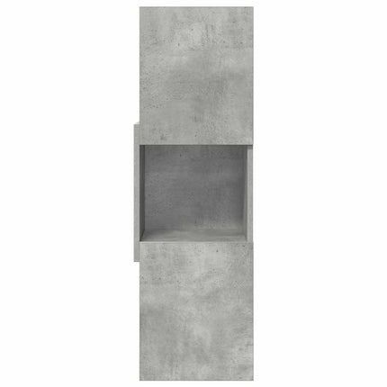 Hörnskåp Betonggrå 30,5x30x95cm Konstruerat trä