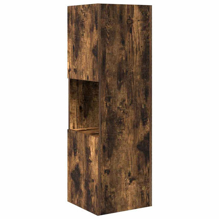 Hörnskåp Rökt ek 30,5x30x95cm Konstruerat trä