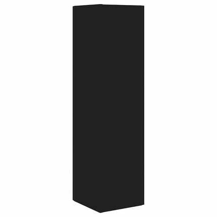 Hörnskåp Svart 27,5x27x102cm Konstruerat trä