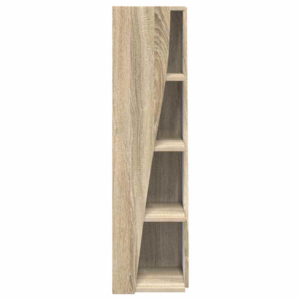 Hörnskåp Sonoma-ek 27,5x27x102cm Konstruerat trä