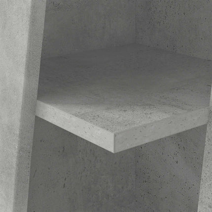 Hörnskåp 27,5x27x102cm Konstruerat trä Betonggrå