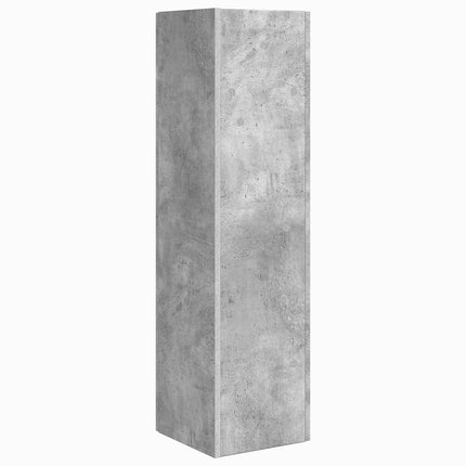 Hörnskåp 27,5x27x102cm Konstruerat trä Betonggrå