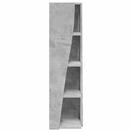 Hörnskåp Betonggrå 27,5x27x102cm Konstruerat trä