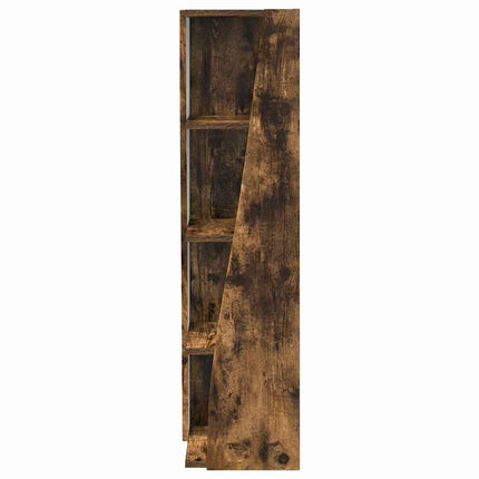 Hörnskåp Rökt ek 27,5x27x102cm Konstruerat trä