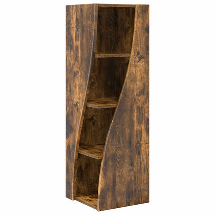 Hörnskåp 32x32x102cm Konstruerat trä Rökt ek