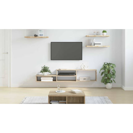 VäggTV-stativ 150x25x28,5cm Konstruerat trä