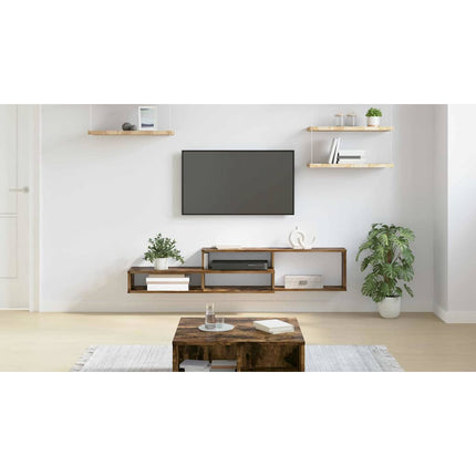 VäggTV-stativ 150x25x28,5cm Konstruerat trä