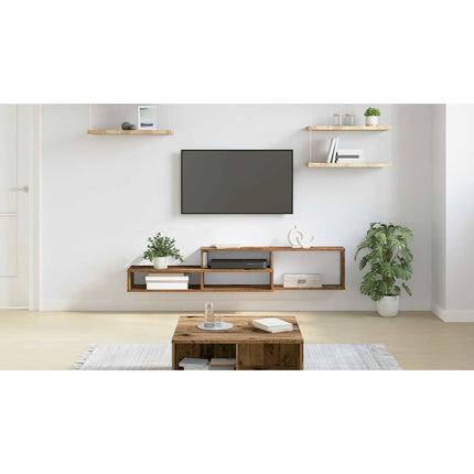 VäggTV-stativ 150x25x28,5cm Konstruerat trä