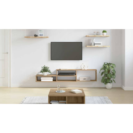 VäggTV-stativ 150x25x28,5cm Konstruerat trä