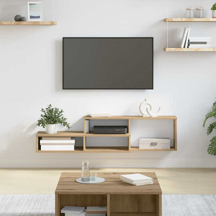 VäggTV-stativ 120x25x28,5cm Konstruerat trä