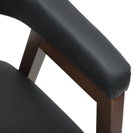 Matstolar 2 pcs Ljusbrun 54 x 57 x 73 cm Massiv Gummiträ