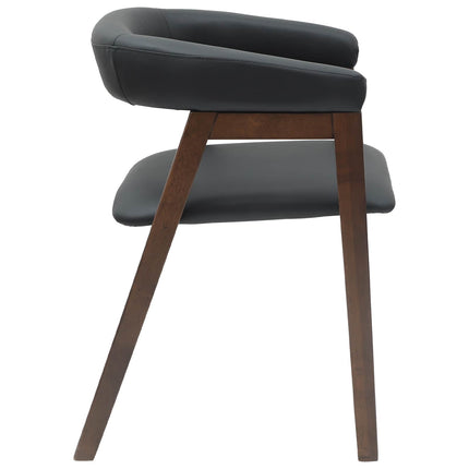 Matstolar 2 pcs Ljusbrun 54 x 57 x 73 cm Massiv Gummiträ