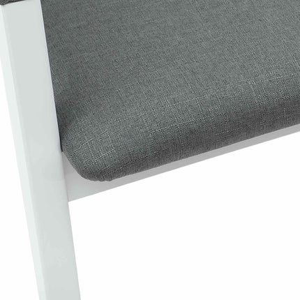 Matstolar 2 pcs Vit 54 x 57 x 73 cm Massiv Gummiträ