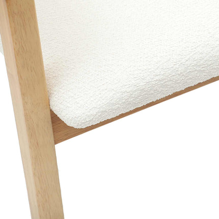 Matstolar 2 pcs Naturfärg 54 x 57 x 73 cm Massiv Gummiträ