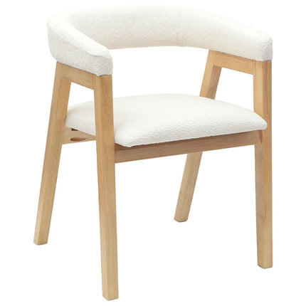 Matstolar 2 pcs Naturfärg 54 x 57 x 73 cm Massiv Gummiträ