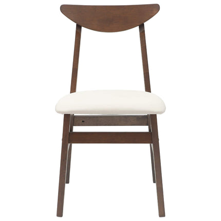 Matstolar 2 pcs Ljusbrun 42 x 47,5 x 81 cm Massiv Gummiträ