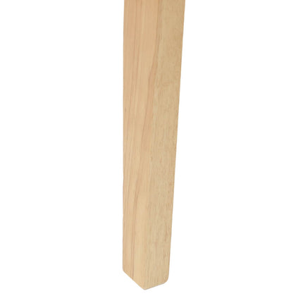 Matstolar 2 pcs Naturfärg 42 x 47,5 x 81 cm Massiv Gummiträ