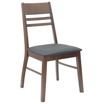 Matstolar 2 pcs Ljusbrun 43 x 54 x 89 cm Massiv Gummiträ