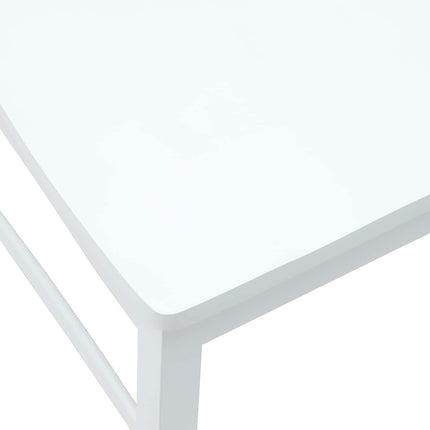 Matstolar 2 pcs Vit 43 x 54 x 89 cm Massiv Gummiträ